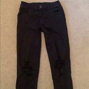 💢SOLD💢black american eagle jeans